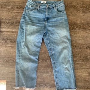 Urban outfitters cropped highwaisted jeans